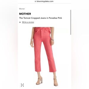 MOTHER. The Tomcat. Paradise Pink. Size 26.